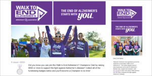 Alzheimer’s Association – Walk to End Alzheimer’s